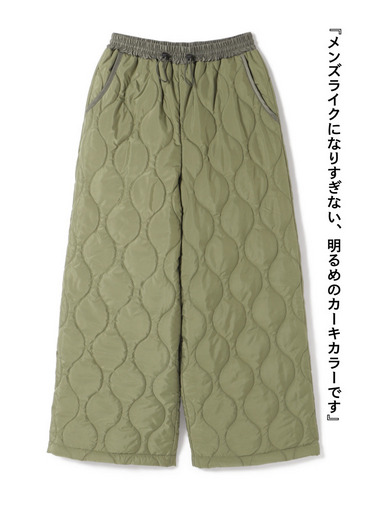 キルティングパンツ / QUILTING PANTS 詳細画像 Olive 6
