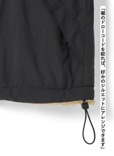 リバーシブルフリースジャケット / REVERSIBLE FLEECE JACKET 詳細画像 Black 12