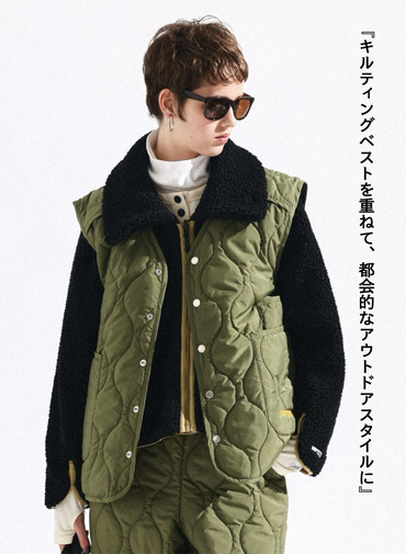 リバーシブルフリースジャケット / REVERSIBLE FLEECE JACKET 詳細画像 Black 4