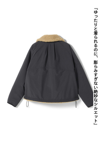 リバーシブルフリースジャケット / REVERSIBLE FLEECE JACKET 詳細画像 Black 8
