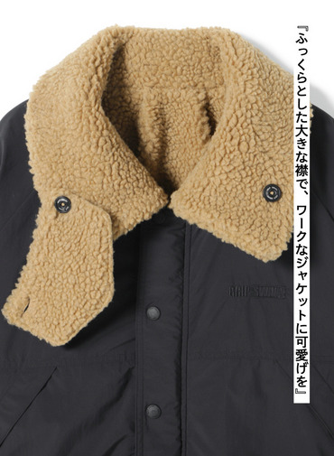 リバーシブルフリースジャケット / REVERSIBLE FLEECE JACKET 詳細画像 Black 9