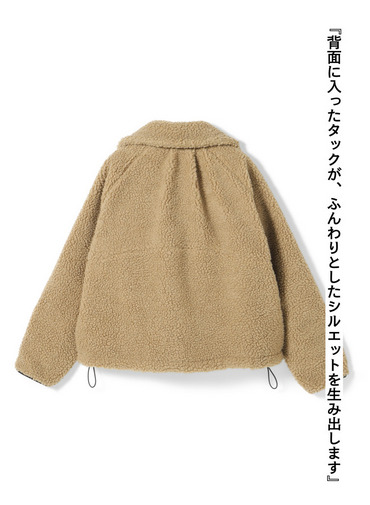 リバーシブルフリースジャケット / REVERSIBLE FLEECE JACKET 詳細画像 Beige 2