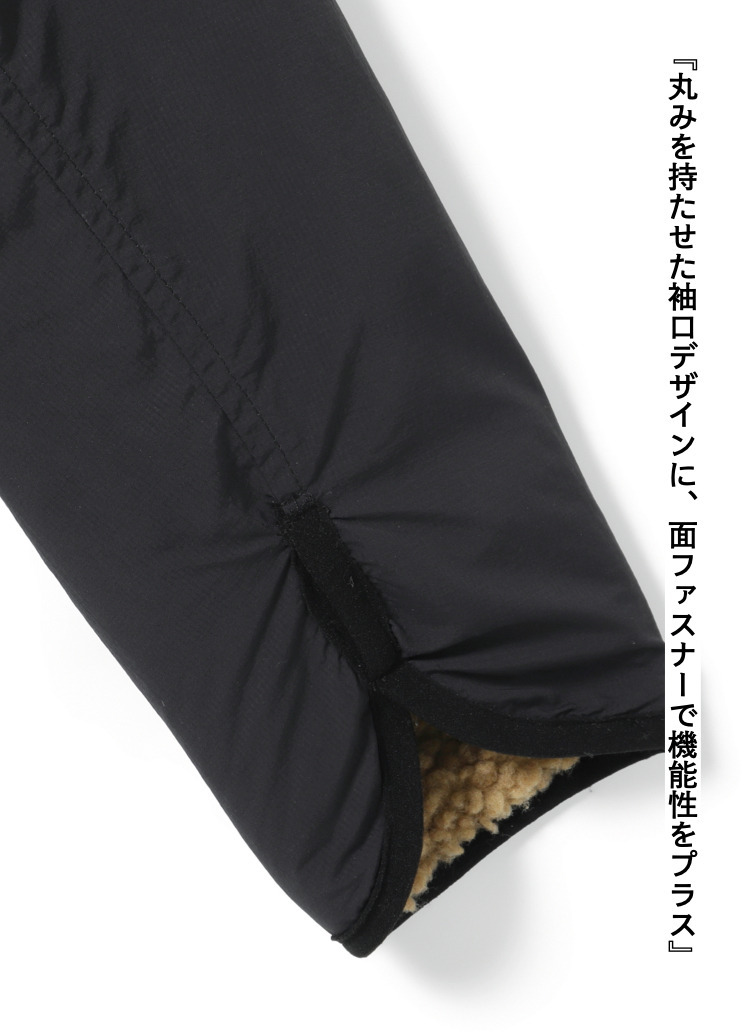リバーシブルフリースジャケット / REVERSIBLE FLEECE JACKET 詳細画像 Black 13