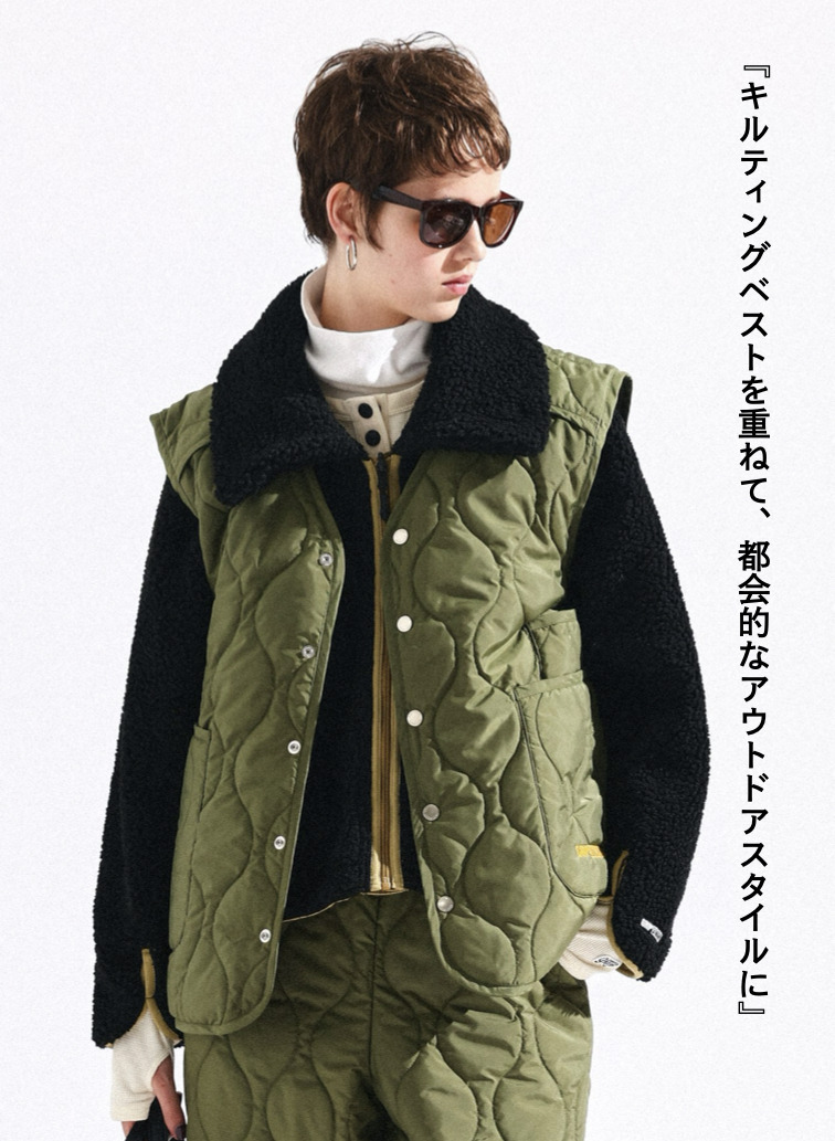 リバーシブルフリースジャケット / REVERSIBLE FLEECE JACKET 詳細画像 Black 4