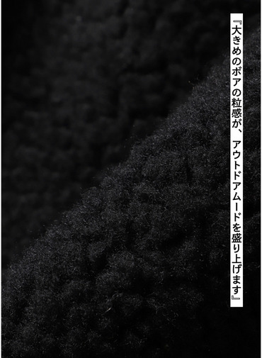 リバーシブルフリースベスト / REVERSIBLE FLEECE VEST 詳細画像 Black 10