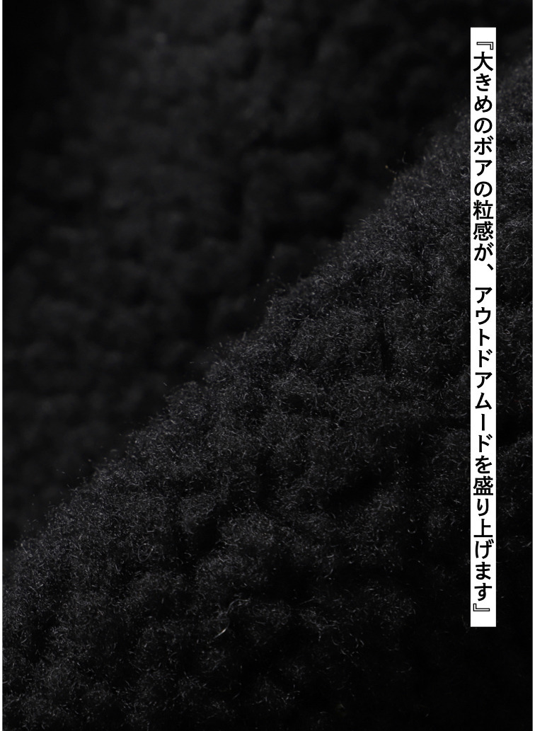 リバーシブルフリースベスト / REVERSIBLE FLEECE VEST 詳細画像 Black 10