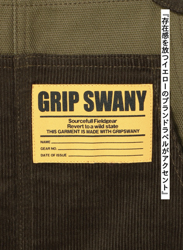 ダックベルベットオーバーオール / DUCK VELVET OVERALL 詳細画像 Olive 7