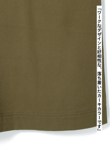 ダックベルベットオーバーオール / DUCK VELVET OVERALL 詳細画像 Olive 8