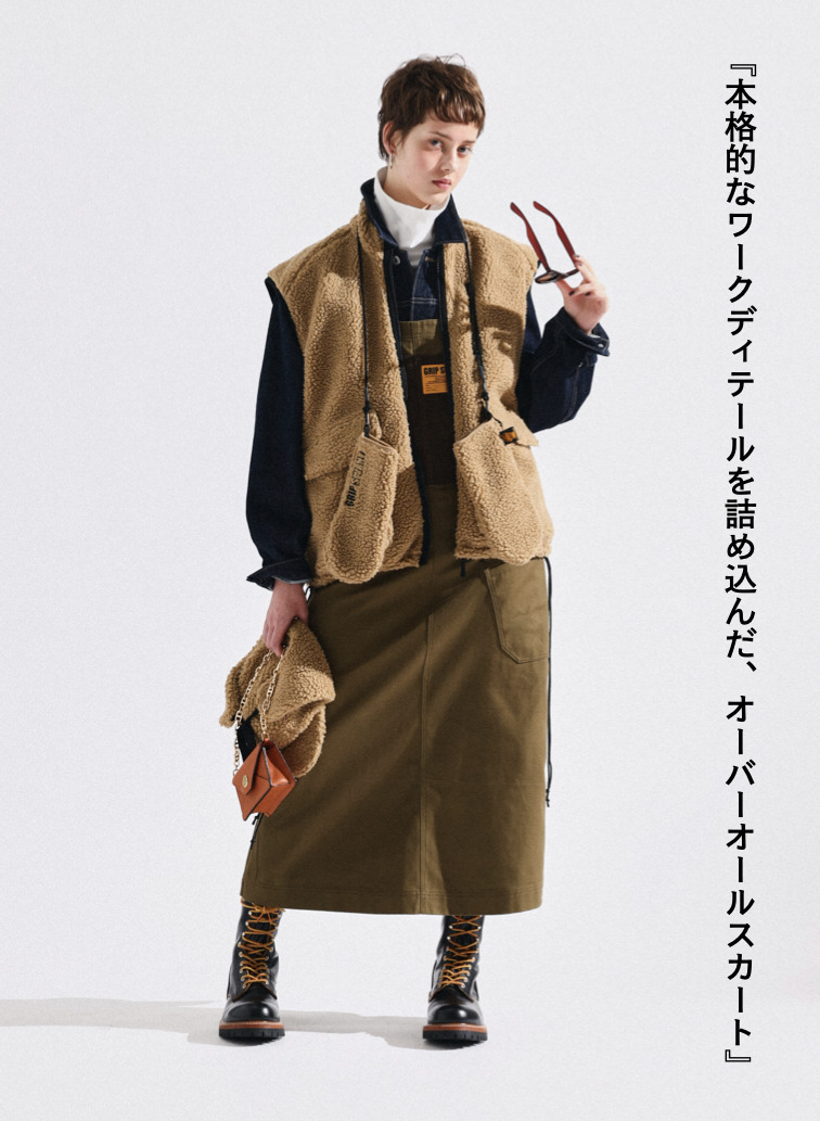ダックベルベットオーバーオール / DUCK VELVET OVERALL 詳細画像 Olive 1