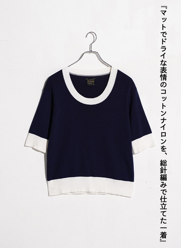 ニットプルオーバー / MIREILLE 詳細画像 Navy 4