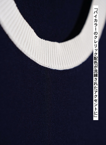 ニットプルオーバー / MIREILLE 詳細画像 Navy 6