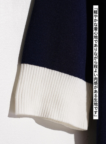 ニットプルオーバー / MIREILLE 詳細画像 Navy 7