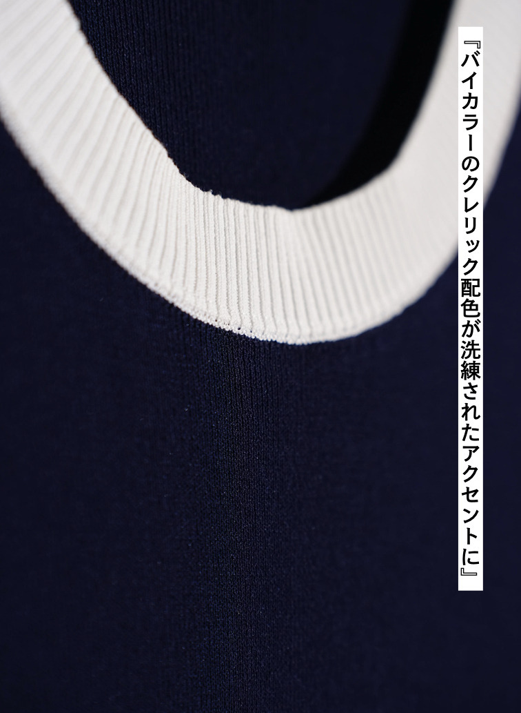ニットプルオーバー / MIREILLE 詳細画像 Navy 6