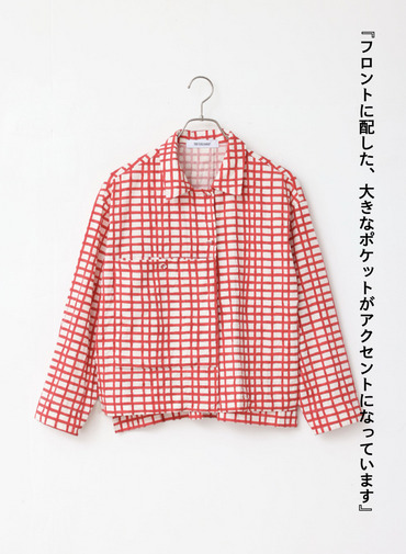 フロントポケットシャツ 詳細画像 Red 5