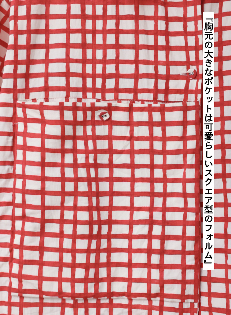 フロントポケットシャツ 詳細画像 Red 9