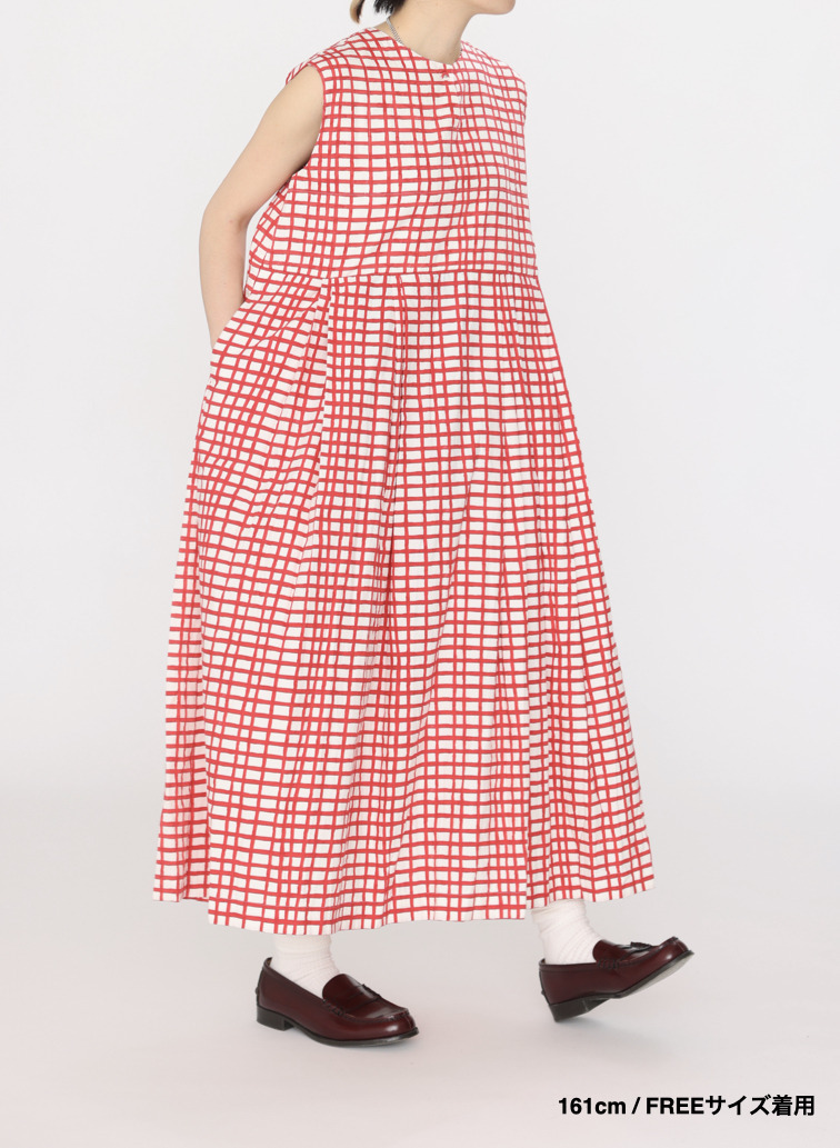 ノースリーブワンピース 詳細画像 Red 14