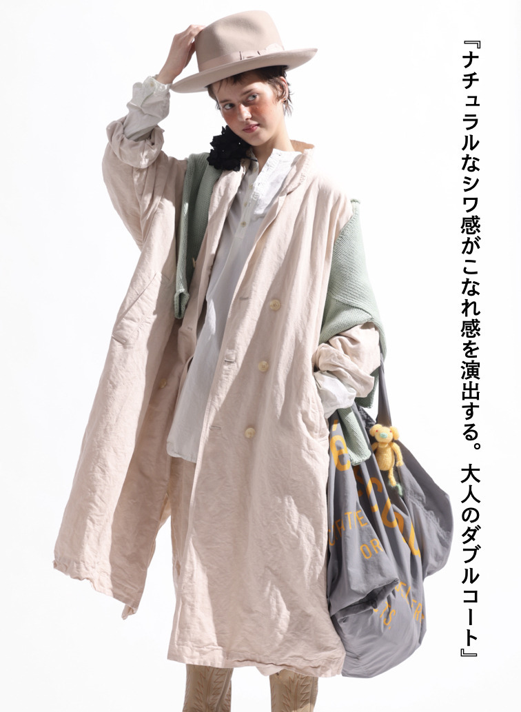ダブルボタンコート 詳細画像 Pink 1