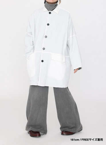 ボックスハーフコート 詳細画像 White 14