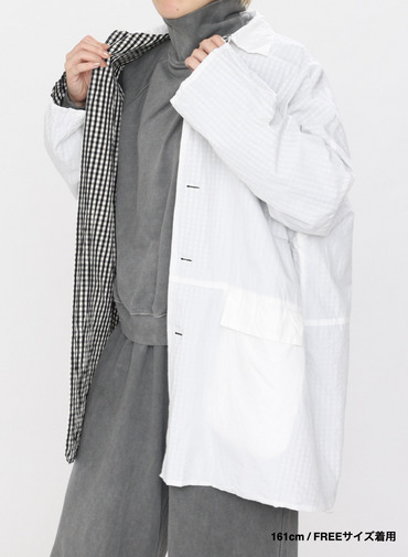 ボックスハーフコート 詳細画像 White 16