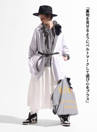 ボックスハーフコート 詳細画像 White 3