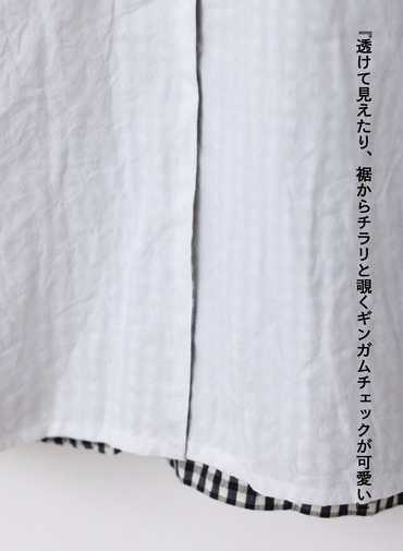 ボックスハーフコート 詳細画像 White 8