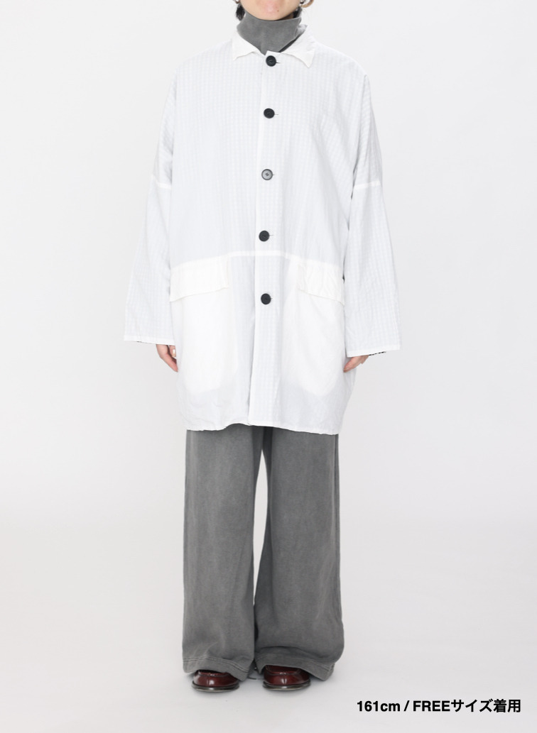 ボックスハーフコート 詳細画像 White 10