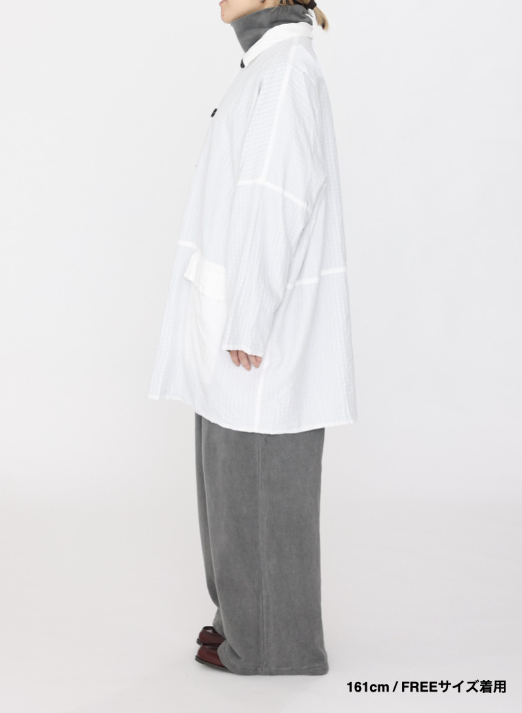 ボックスハーフコート 詳細画像 White 11