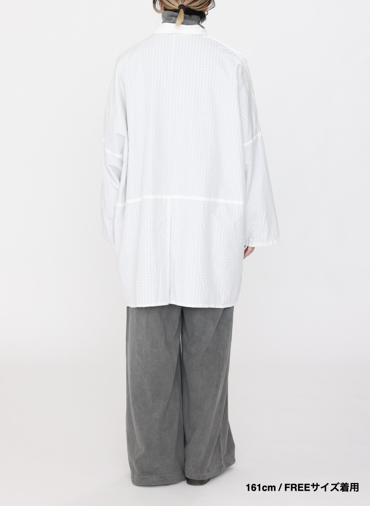 ボックスハーフコート 詳細画像 White 12