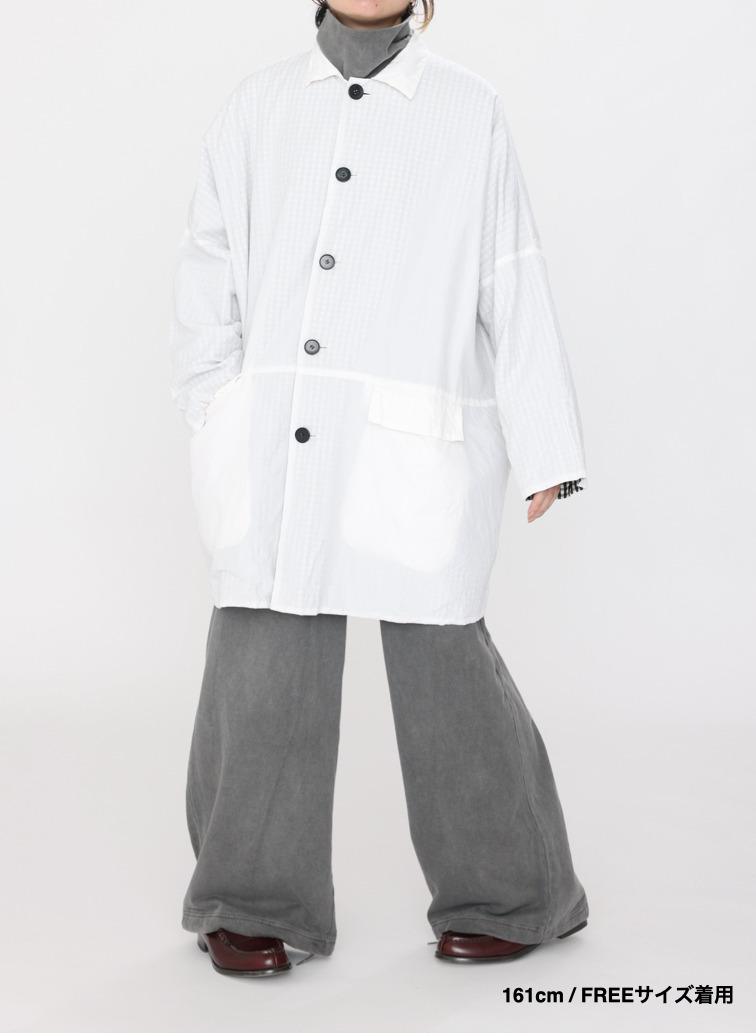 ボックスハーフコート 詳細画像 White 14
