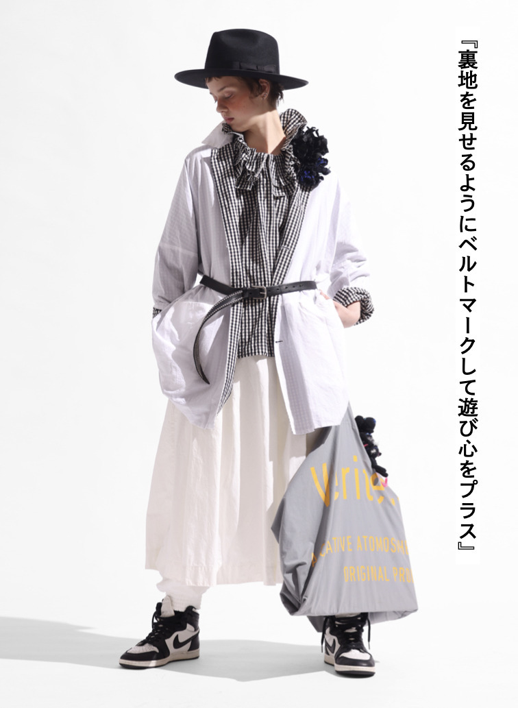 ボックスハーフコート 詳細画像 White 3