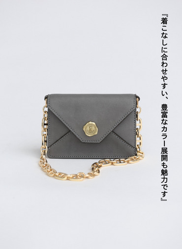 チェーンミニバッグ 詳細画像 Gray 1