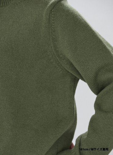 ラムズウールクルーネックニット 詳細画像 Green 20