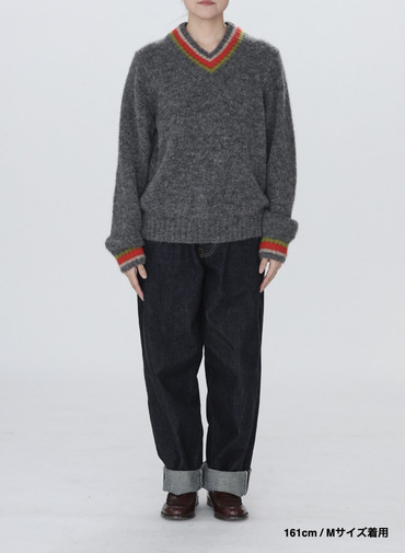 【ESSENTIALS】チルデンVネックプルオーバー 詳細画像 Gray 1