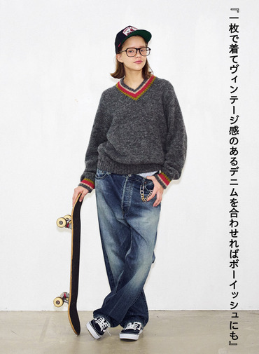 【ESSENTIALS】チルデンVネックプルオーバー 詳細画像 Gray 3