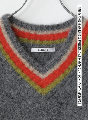 【ESSENTIALS】チルデンVネックプルオーバー 詳細画像 Gray 6