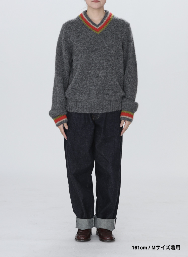 【ESSENTIALS】チルデンVネックプルオーバー 詳細画像 Gray 1