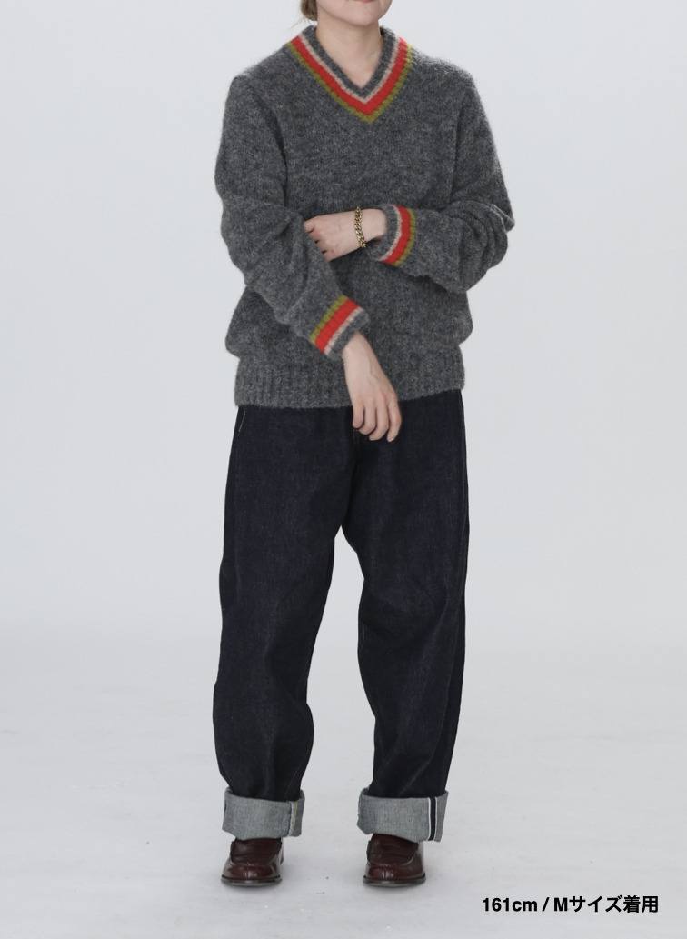 【ESSENTIALS】チルデンVネックプルオーバー 詳細画像 Gray 4