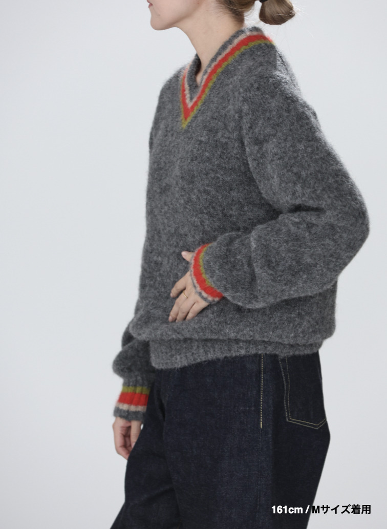 【ESSENTIALS】チルデンVネックプルオーバー 詳細画像 Gray 7