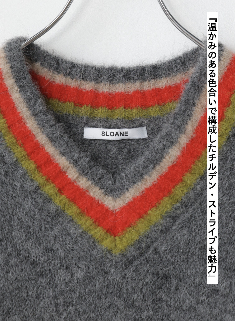 【ESSENTIALS】チルデンVネックプルオーバー 詳細画像 Gray 6