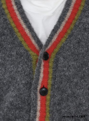 【ESSENTIALS】チルデンVネックカーディガン 詳細画像 Gray 10
