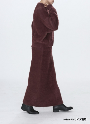 シャギータイトスカート 詳細画像 Wine Red 10