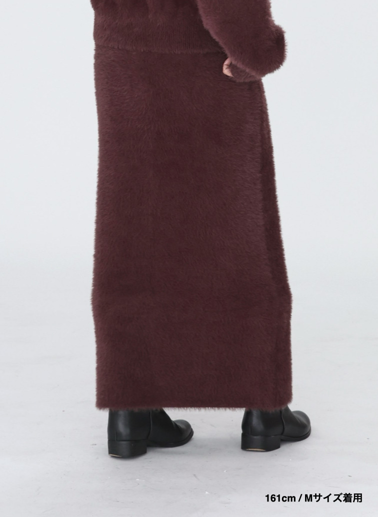 シャギータイトスカート 詳細画像 Wine Red 12