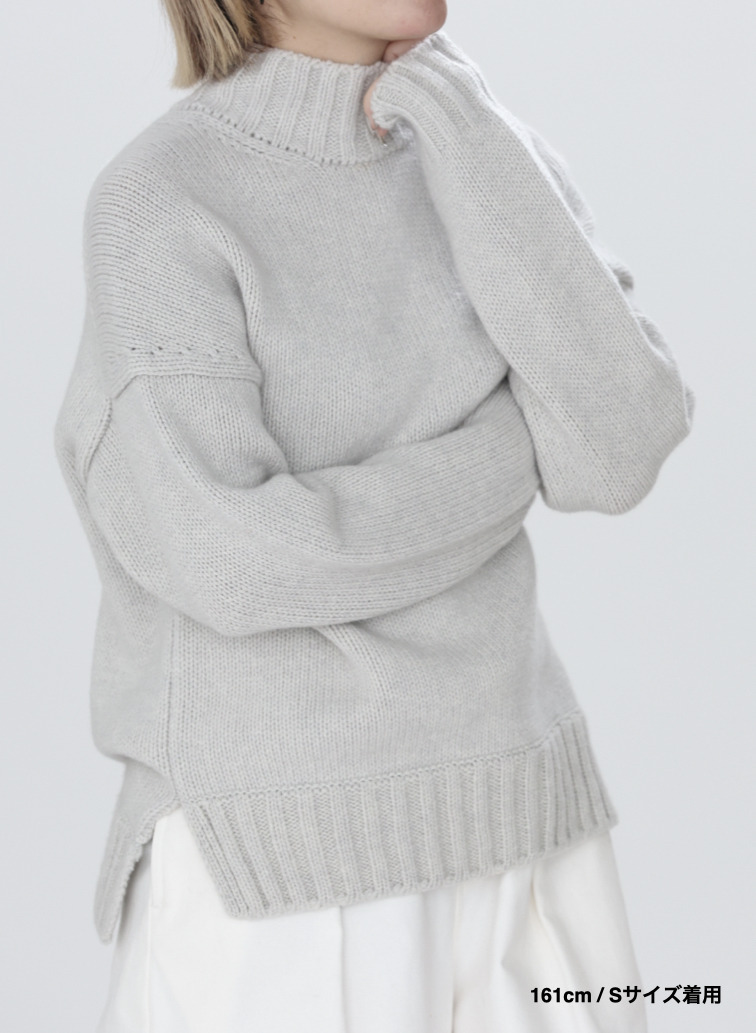 ハイネックニット 詳細画像 Light Gray 7