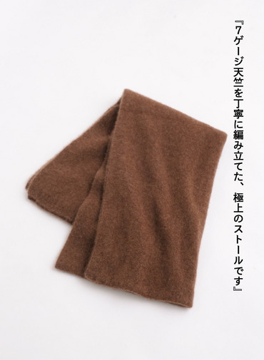 カシミヤストール 詳細画像 Brown 2