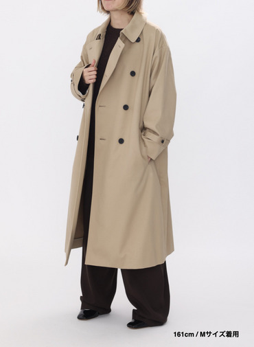 【ESSENTIALS】オーバーサイズトレンチコート / WEST POINT OVERSIZED TRENCH COAT 詳細画像 Beige 15