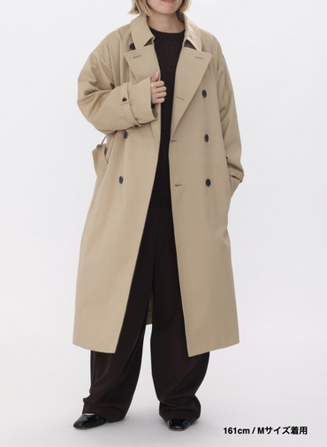 【ESSENTIALS】オーバーサイズトレンチコート / WEST POINT OVERSIZED TRENCH COAT 詳細画像 Beige 17