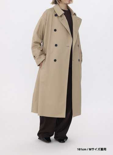 【ESSENTIALS】オーバーサイズトレンチコート / WEST POINT OVERSIZED TRENCH COAT 詳細画像 Beige 18