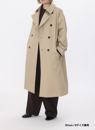 【ESSENTIALS】オーバーサイズトレンチコート / WEST POINT OVERSIZED TRENCH COAT 詳細画像 Beige 5