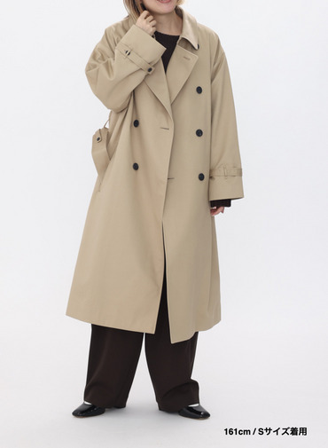 【ESSENTIALS】オーバーサイズトレンチコート / WEST POINT OVERSIZED TRENCH COAT 詳細画像 Beige 7
