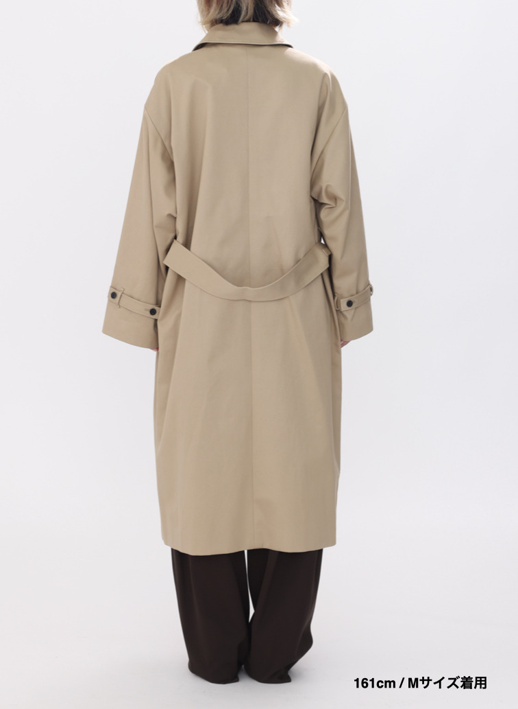 【ESSENTIALS】オーバーサイズトレンチコート / WEST POINT OVERSIZED TRENCH COAT 詳細画像 Beige 14